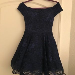 Formal off the shoulder dress